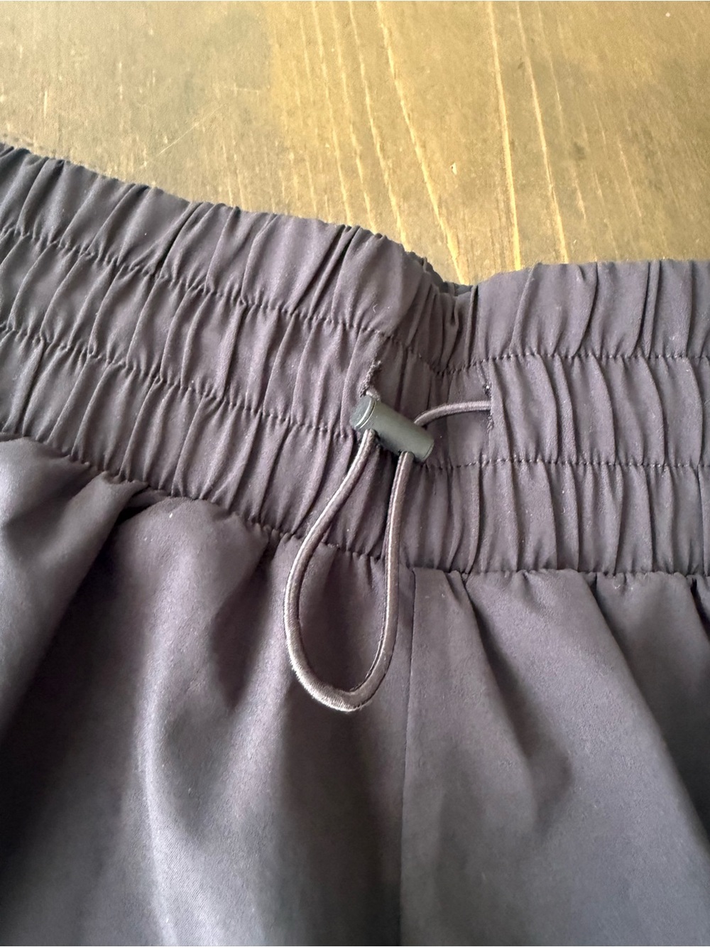 JoyLab Black Layered Ruffle Athletic Shorts, XS, extra small - Picture 4 of 7